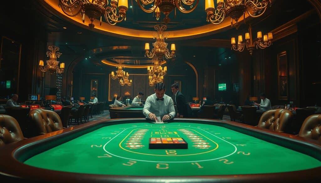 百家樂遊戲示意圖
