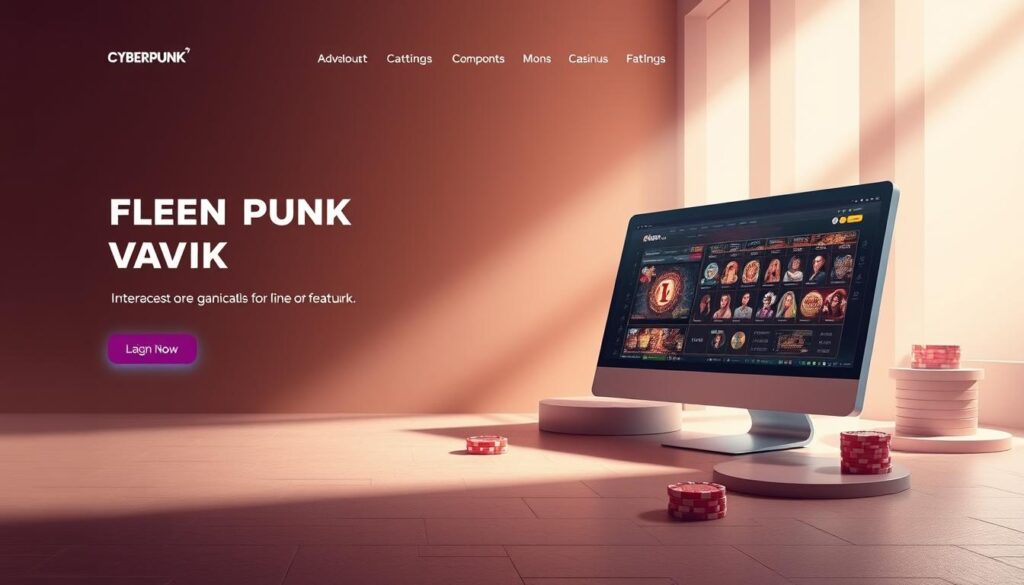 Intricate casino gaming website optimization, featuring a serene, minimalist layout with a warm, earthy color palette. Elegant typography and clean, intuitive user interface design elements. Soft, diffused lighting casts a soothing ambiance, guiding the user's focus to the core features. A tasteful balance of interactive elements and visual cues seamlessly blends form and function. Subtle 3D accents and geometric patterns add depth and visual interest, creating an immersive, premium user experience. The overall composition conveys a sense of sophistication, reliability and trust - essential qualities for a successful online casino platform.
