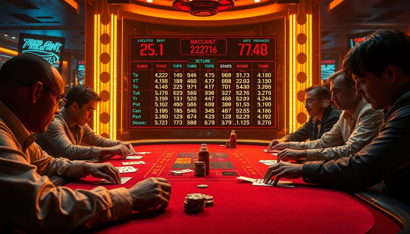 百家樂遊戲中的即時比分更新